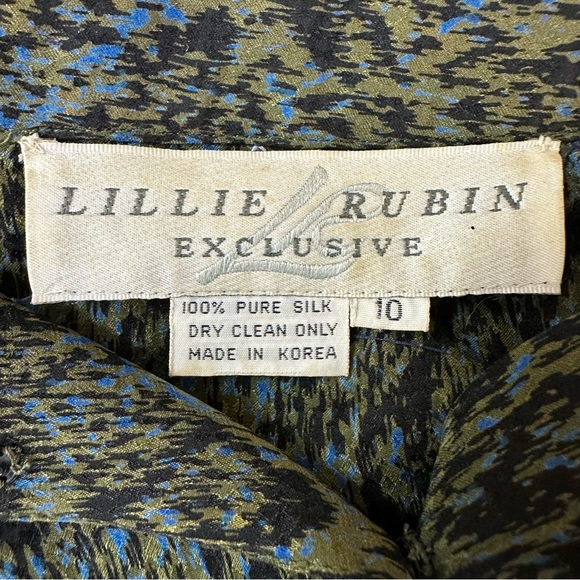 Lillie Rubin Exclusive Silk Vintage Beaded Blouse - Picture 16 of 16